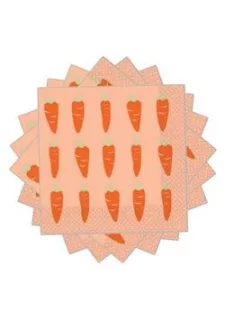 Húsvéti Répa Mintás Parti Szalvéta - 16 db