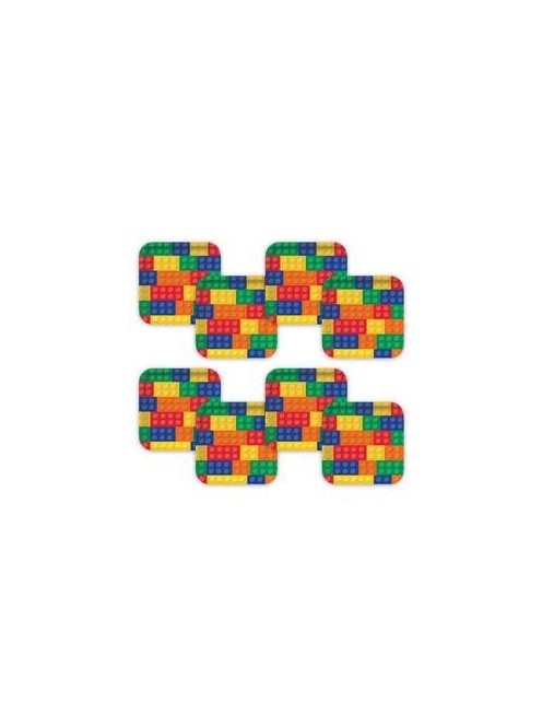 Block Party - Lego Parti Tányér - 8 db-os, 27 cm