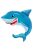 Mosolygó Cápa - Smilin' Shark Fólia Lufi, 91 cm