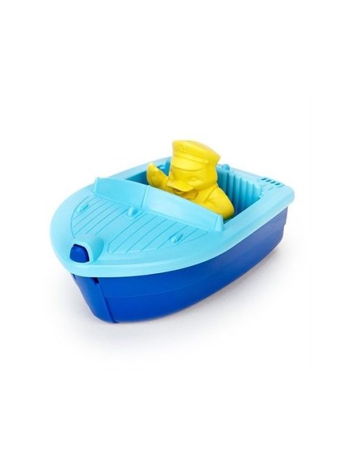 GREEN TOYS Mini hajó, kék