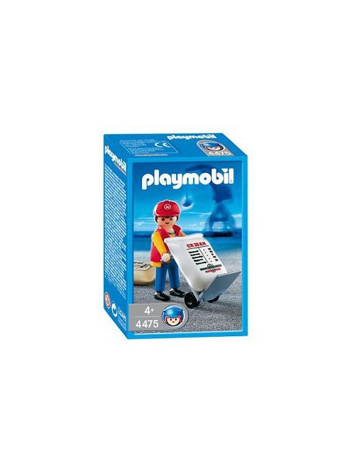 Playmobil: Dokkmunkás görgős anyagmozgatóval (4475)