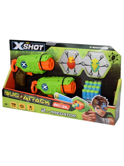 X-Shot: Bogártámadás - predator TK-3 dupla