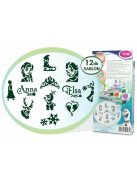 Disney Jégvarázs Party láz csillámtetoválás szett