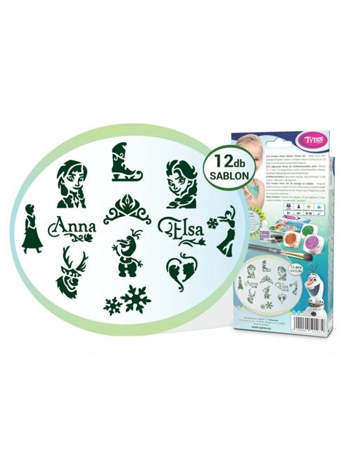 Disney Jégvarázs Party láz csillámtetoválás szett