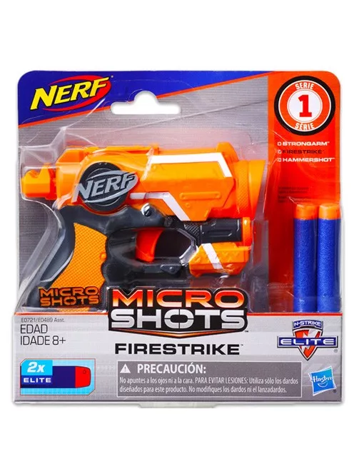 Hasbro:NERF Micro Shots Firestrike szivacslövő fegyver