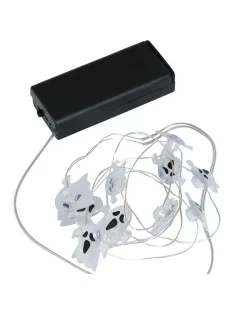 Szellem Formájú LED Fényfüzér Dekoráció, 120 cm-es