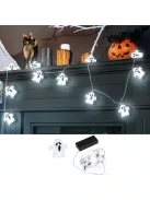 Szellem Formájú LED Fényfüzér Dekoráció, 120 cm-es