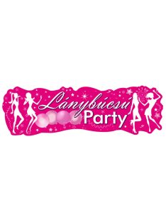 Lánybúcsú Parti Banner