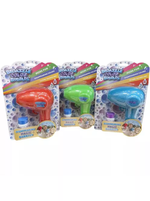 Bedazzle Color Bubbles színes buborékfújó pisztoly, többféle