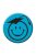 Kalapos Smile Fej Kék Kitűző Ballagásra - 5,5 cm