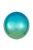 Kék Zöld Gömb Héliumos, 40 cm
