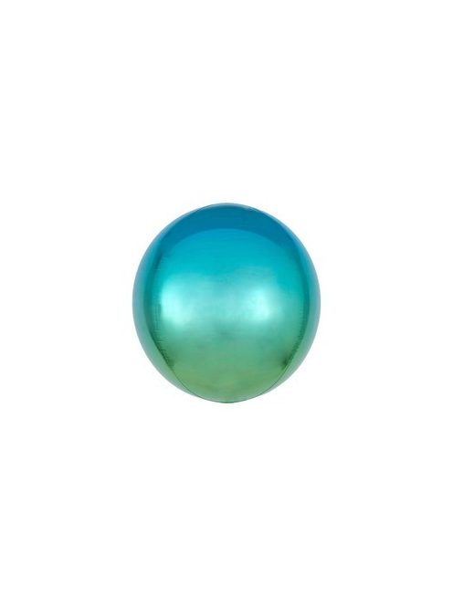 Kék Zöld Gömb Héliumos, 40 cm
