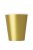 Gold Papír Parti Pohár - 270 ml, 8 db-os