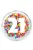 21-es Számos Confetti Szülinapi Fólia Lufi, 46 cm