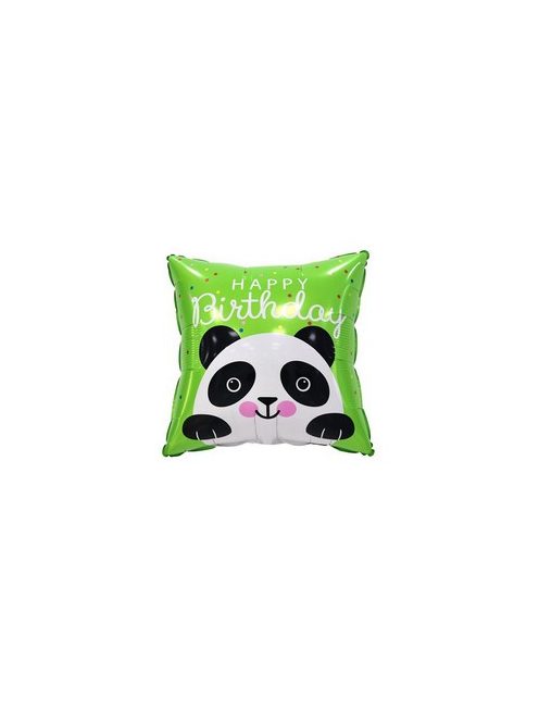 18 inch-es Vidám Panda Szülinapi Fólia Lufi 