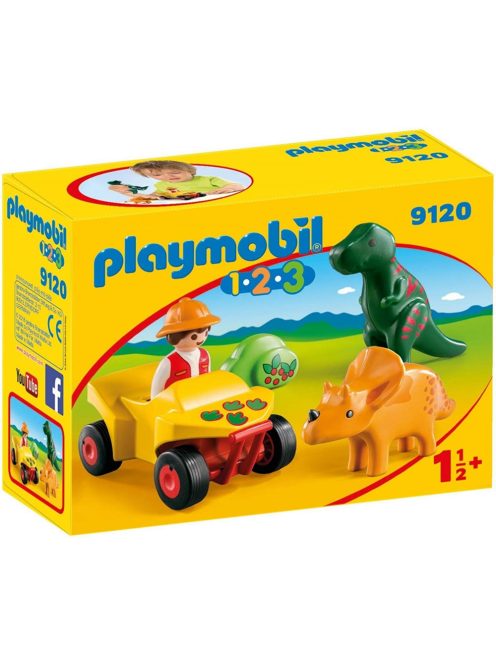 Playmobil - Dínó kutató quad 9120