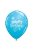 11 inch-es Birthday Sparkle Robin's Egg Blue Szülinapi Lufi (6 db/csomag)