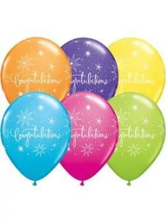 11 inch-es Congratulations Lufi (6 db/csomag)