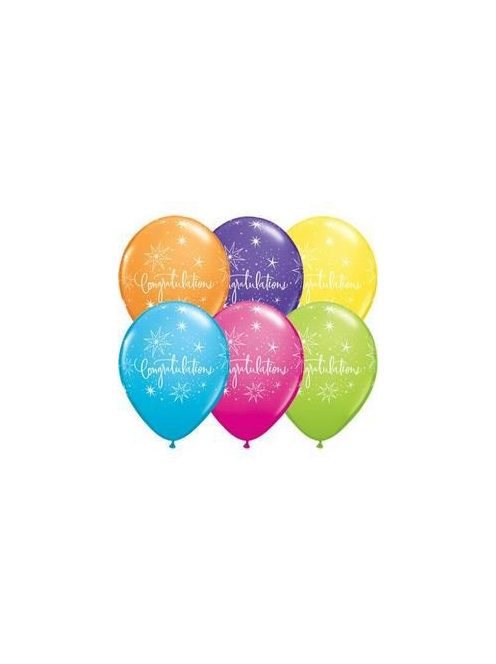 11 inch-es Congratulations Lufi (6 db/csomag)