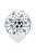 11 inch-es Soccer Balls White - Focilabdás Lufi (6 db/csomag)