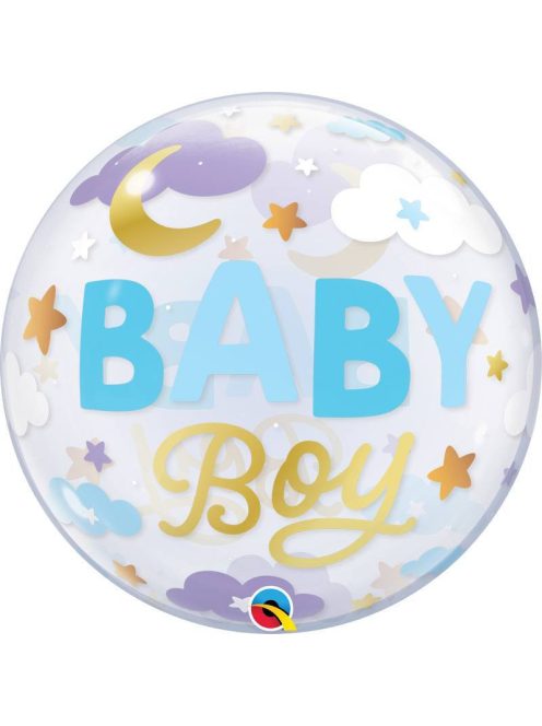 22 inch-es Baby Boy Sweet Dreams Bubble Lufi Babaszületésre