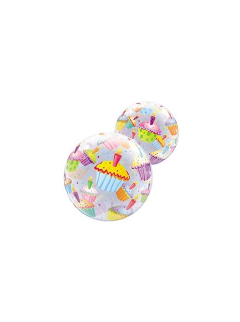 Muffin Mintás Buborék Lufi, 56 cm