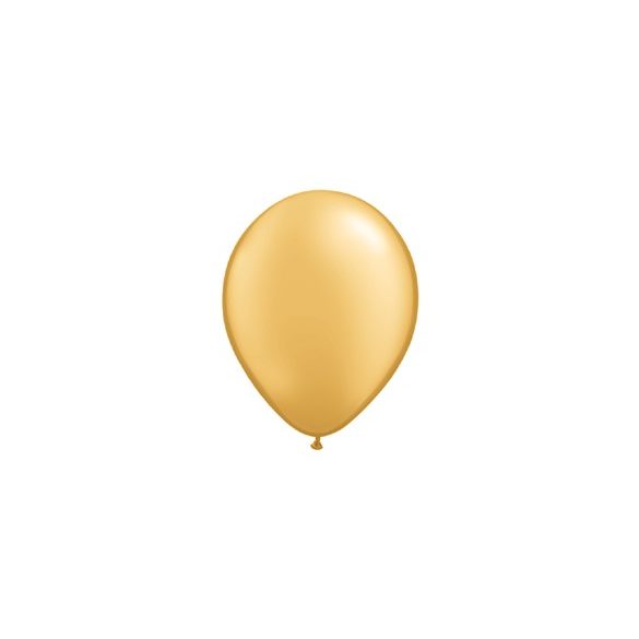 11 inch-es Metallic Gold Kerek Lufi