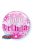 22 inch-es 21 Birthday Pink Starburst Sparkle Szülinapi Bubble Lufi