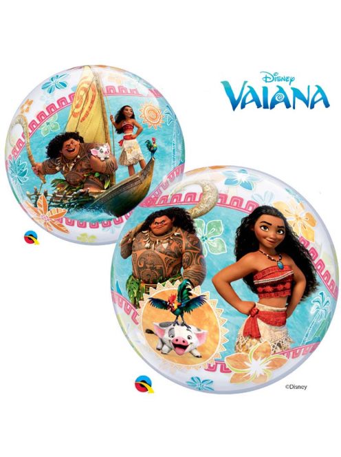 22 inch-es Vaiana (Moana) Disney Héliumos Buborék Lufi, 56 cm