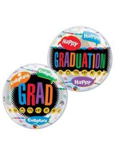   22 inch-es Happy Graduation Congrats Grad Ballagási Bubble Lufi