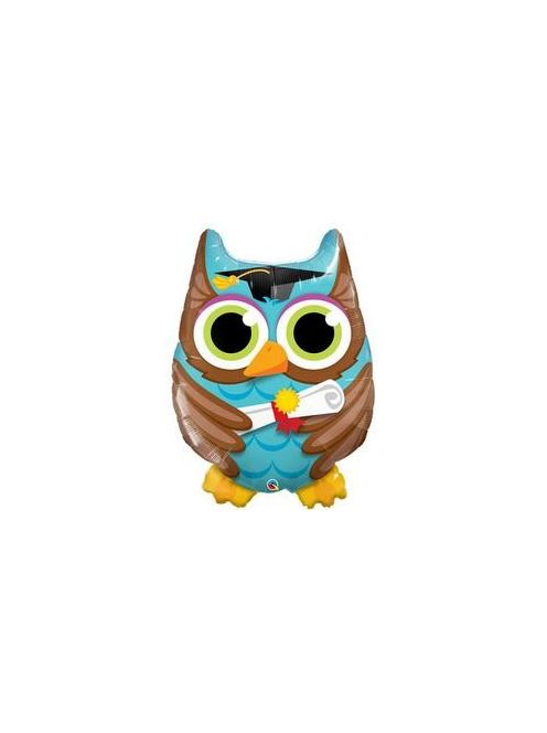 Ballagási Bagoly - Graduate Owl Fólia Lufi, 86 cm