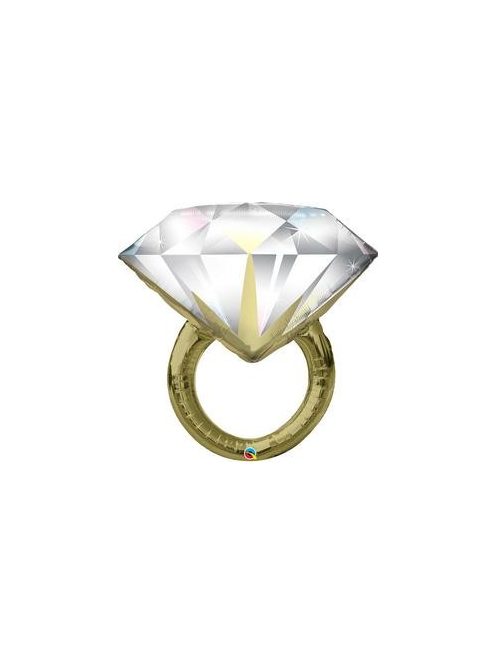 Gyémánt Gyűrűt Megformáló Fólia Lufi, 94 cm