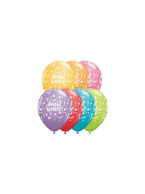 11 inch-es Boldog Névnapot Latex Lufi - Festive 1db