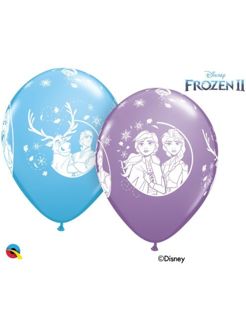 11 inch-es Jégvarázs 2 - Disney Frozen II Lufi (6 db/csomag)