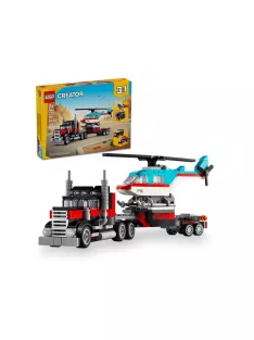 LEGO Creator 31146 Platós teherautó és helikopter