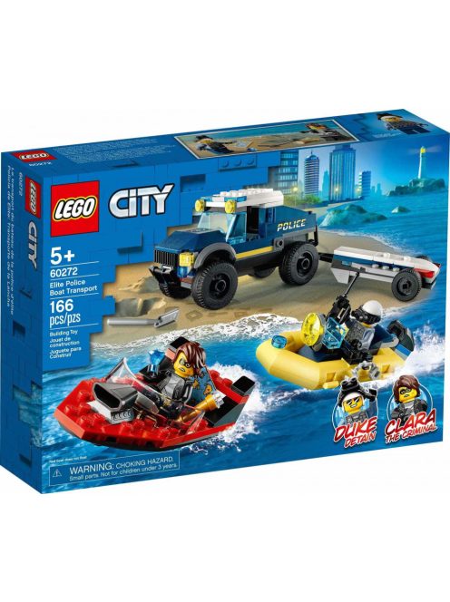 LEGO City 60272 Elit Rendõrség Hajószállító