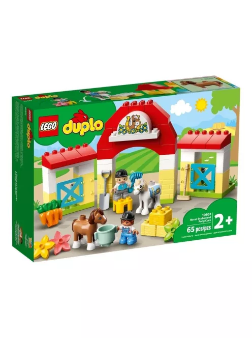 LEGO® DUPLO® 10951 Lóistálló és pónigondozás