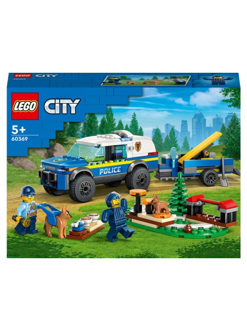 LEGO City 60369 Rendőrségi kutyakiképző központ