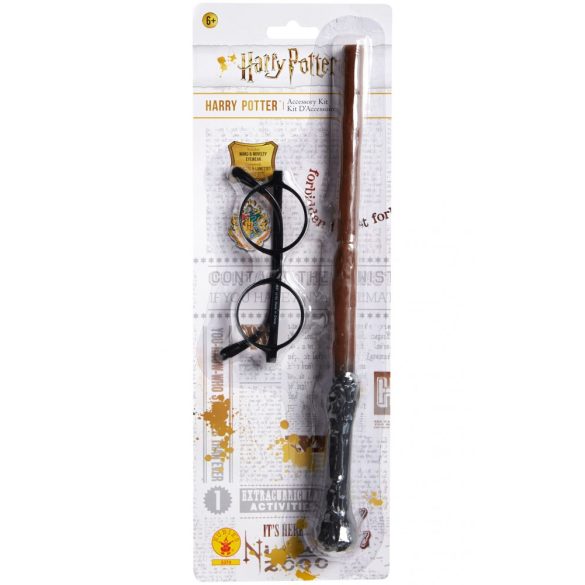 Harry Potter szemüveg és varázspálca szett