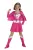 Supergirl Jelmez Kislányoknak, M-es - Rózsaszín (NK)