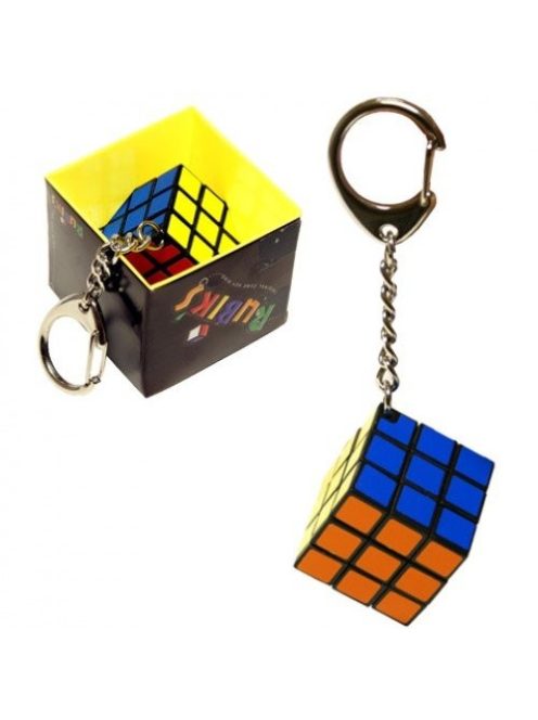 Rubik bűvös kocka 3x3 kulcstartó