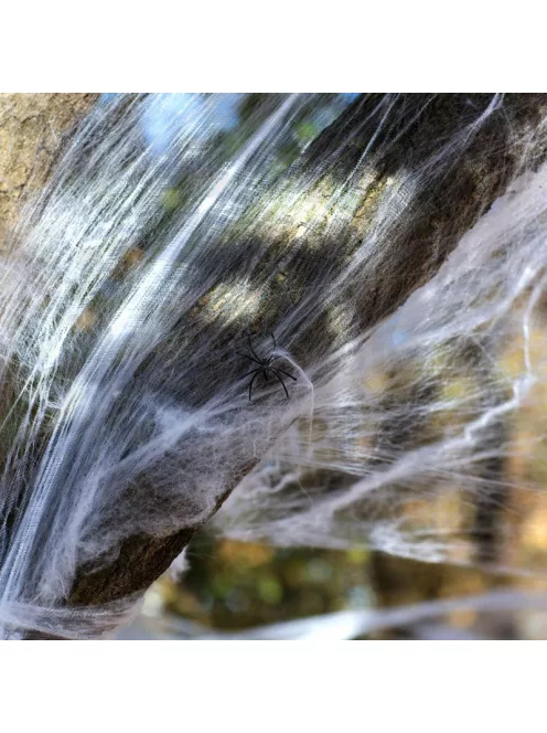 Pókháló 6 db Pókkal Halloween-ra, 100g-os