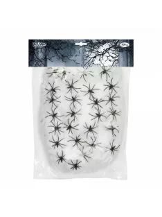 Pókháló 25 db Pókkal Halloween-ra, 500 gr-os